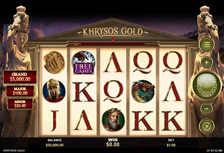 Khrysos Gold Screenshot Khrysos Gold Slot machine screenshot