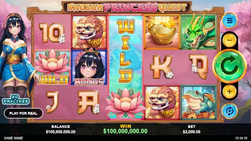 Shogun Princess Quest Slot Screenshot
